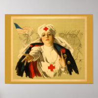 Vintage Red Cross Nurse