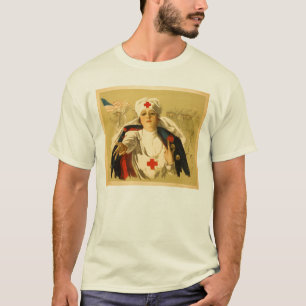 Vintage Red Cross Nurse T-Shirt