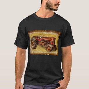 Vintage Red Farm Tractor T-Shirt
