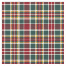 Vintage Red, Green, and Yellow Scottish Plaid