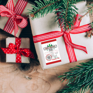Vintage Red Green Christmas Special Delivery Gift