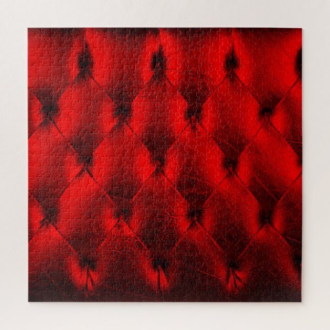 Vintage Red Padding Cushion Texture Jigsaw Puzzle (Vertical)