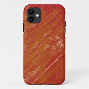 Vintage Red Paint Background iPhone 11 Case