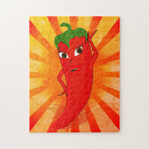 Vintage Red Pepper Superstar Jigsaw Puzzle