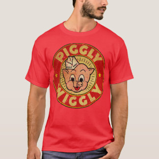 Vintage Red Piggly Wiggly Tote T-Shirt