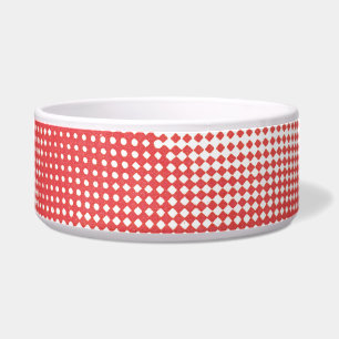 Vintage Red Pop Art Halftone Dot Pattern