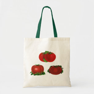 Vintage Red Ripe Tomatoes Food, Fruits, Vegetables Tote Bag