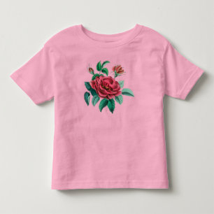 Vintage Red Rose Toddler T-Shirt