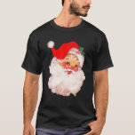 Vintage Red Santa Claus Red Christmas Funny Xmas G T-Shirt<br><div class="desc">Vintage Red Santa Claus Red Christmas Funny Xmas G</div>