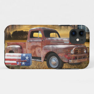 Vintage Red Truck iPhone 11 Case