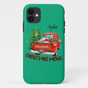 Vintage Red Truck Christmas Movie iPhone 11 Case
