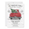 Vintage Red Truck Rustic Family Christmas Party