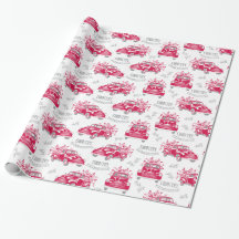 Vintage Red Truck Wrapping Paper