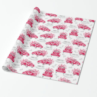 Vintage Red Truck Wrapping Paper