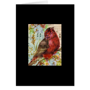 Vintage Redbird Collage