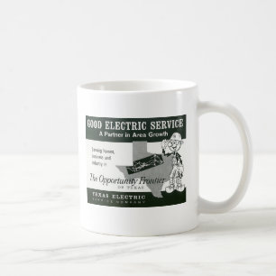 Vintage Reddy Kilowatt Advertising Mug