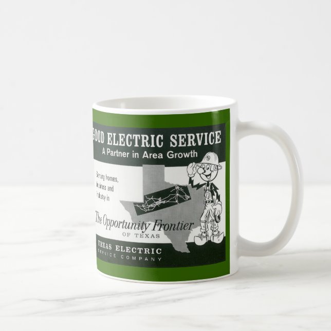 Vintage Reddy Kilowatt Advertising Mug (Right)