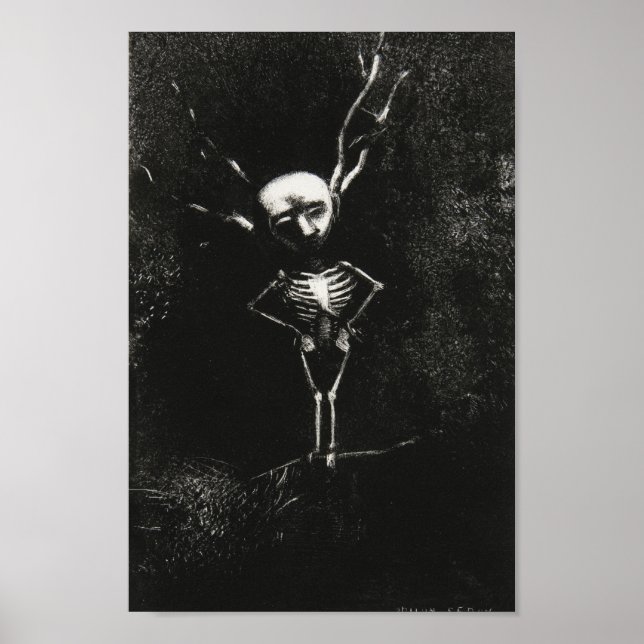 Vintage  Redon Drawings Poster (Front)