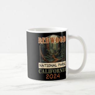 Vintage Redwood National Park California Hiking Ca Coffee Mug