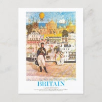 Vintage Regency Brighton Travel Poster
