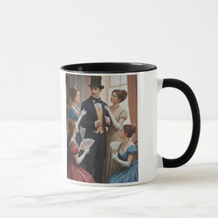 Vintage regency party mug