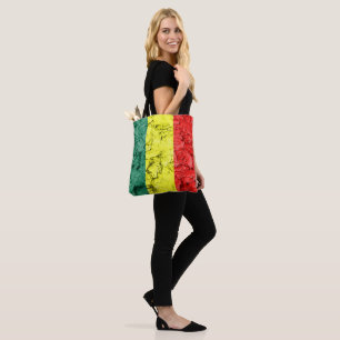 Vintage reggae flag tote bag