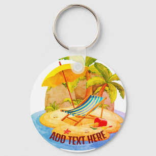 Vintage Rehoboth Beach, DELAWARE Keychain
