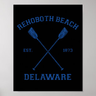 Vintage Rehoboth Beach Vacation For Men Women Girl Poster