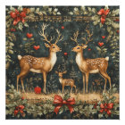 Vintage Reindeer Christmas