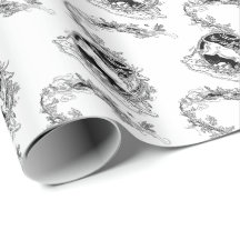 Vintage Reindeer Christmas Wrapping Paper