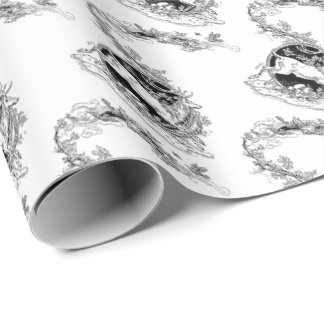 Vintage Reindeer Christmas Wrapping Paper