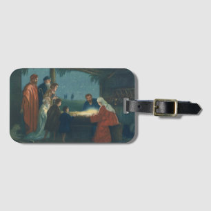 Vintage Religion, Adoration of the Shepherds Luggage Tag