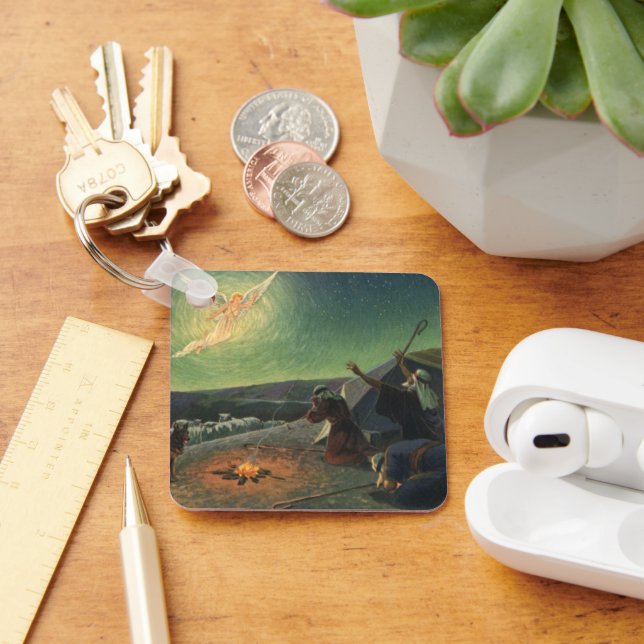Vintage Religion, Annunciation to the Shepherds Key Ring (Desk)