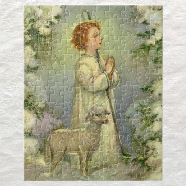 Vintage Religion, Christ the Good Shepherd Jigsaw Puzzle (Creator Uploaded)