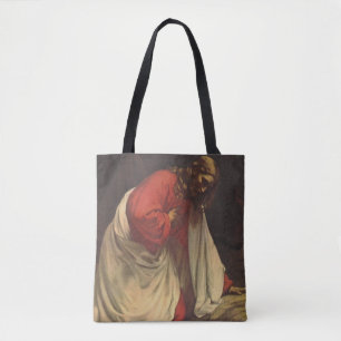 Vintage Religion Jesus Christ Garden of Gethsemane Tote Bag