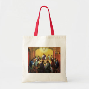 Vintage Religion, Last Supper with Jesus Christ Tote Bag