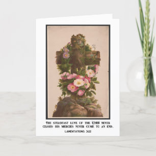 Vintage Religious Christian St. Valentine's Day Holiday Card