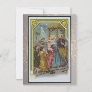 Vintage Religious Christmas Card