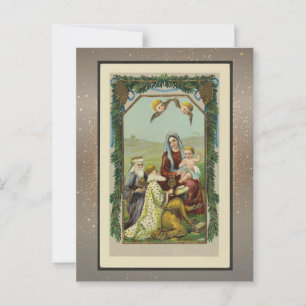 Vintage Religious Christmas Card