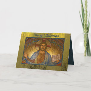 Vintage Religious Christmas Holiday Card