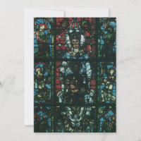 Vintage Religious Church Stained Glass Window