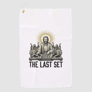 Vintage Religious DJ The Last Set Shirt Design_1 Golf Towel