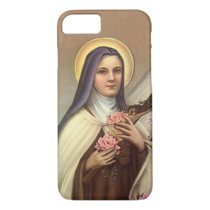 Vintage Religious Easter, Nun with Cross iPhone 8/7 Case