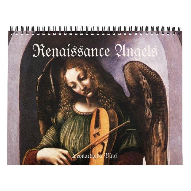 Vintage Renaissance Angels, Antique Fine Art Calendar (Cover)