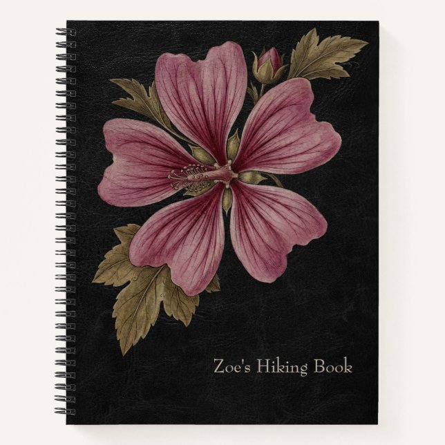 Vintage Renaissance Common Mallow Notebook (Front)