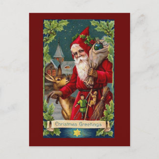 Vintage Reproduction Christmas Art Holiday Postcard