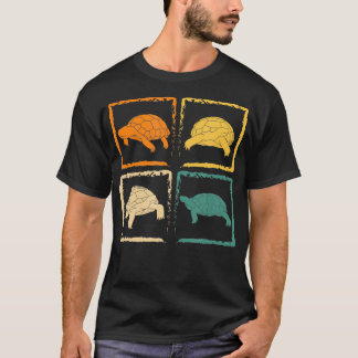 Vintage Reptile Turtle Retro Tortoise  T-Shirt