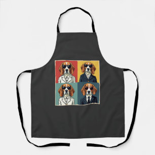  Vintage Rerto Beagle Dog 70s Style Sunglasses Apron