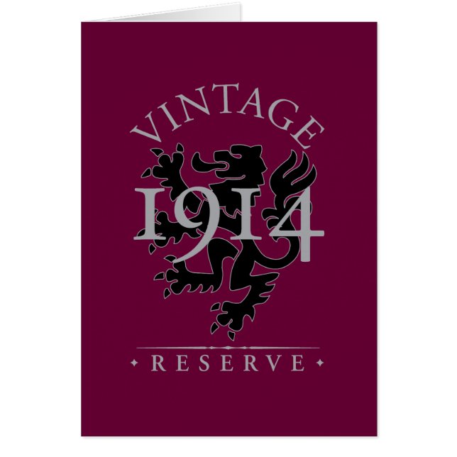 Vintage Reserve 1914 (Front)