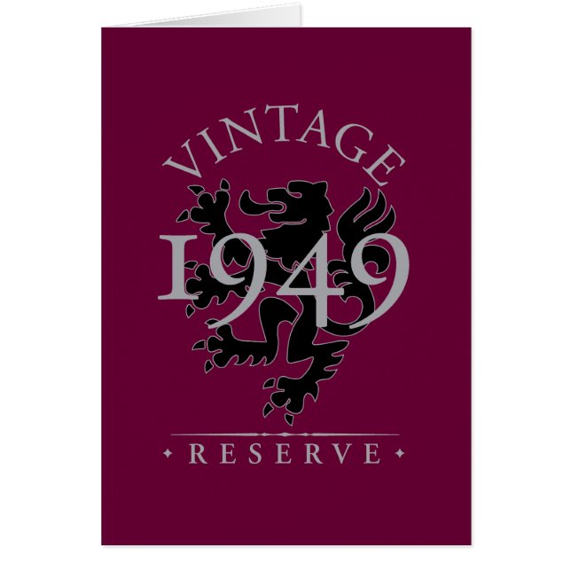 Vintage Reserve 1949 (Front)